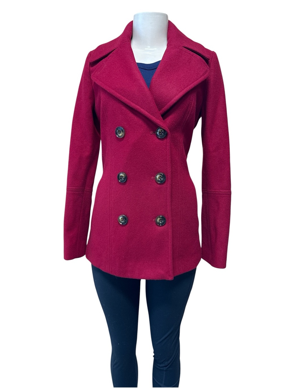 London Fog Wool Red Jacket Coat NWT